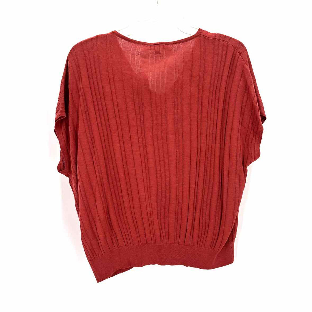 Size S Adrianna Papell Red Knit Shirt