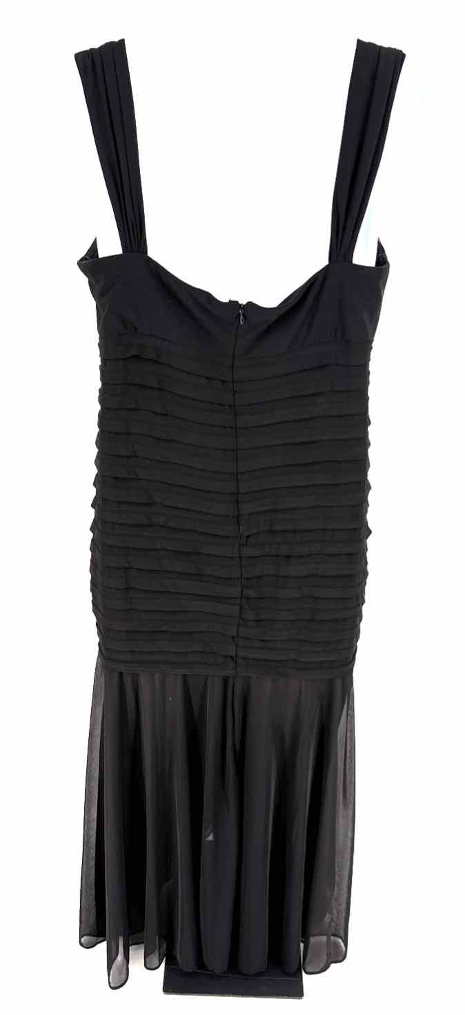 Size 16 R&M RICHARDS Black Chiffon Dress