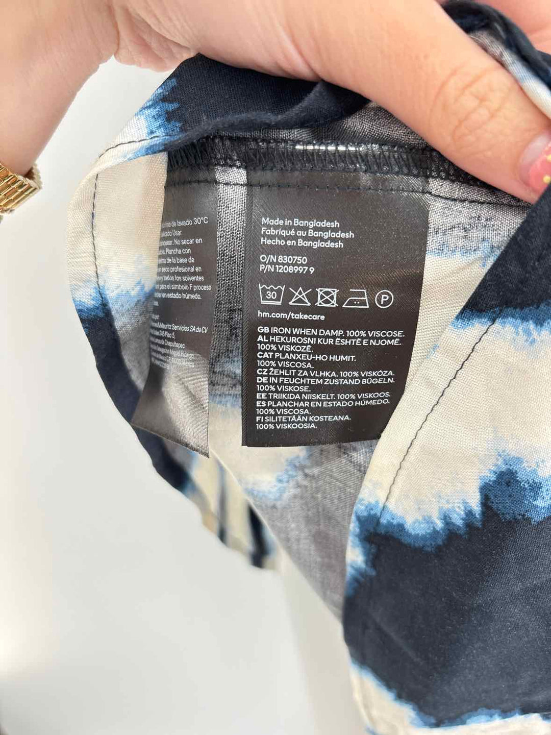 Size M H&M Blue Dress