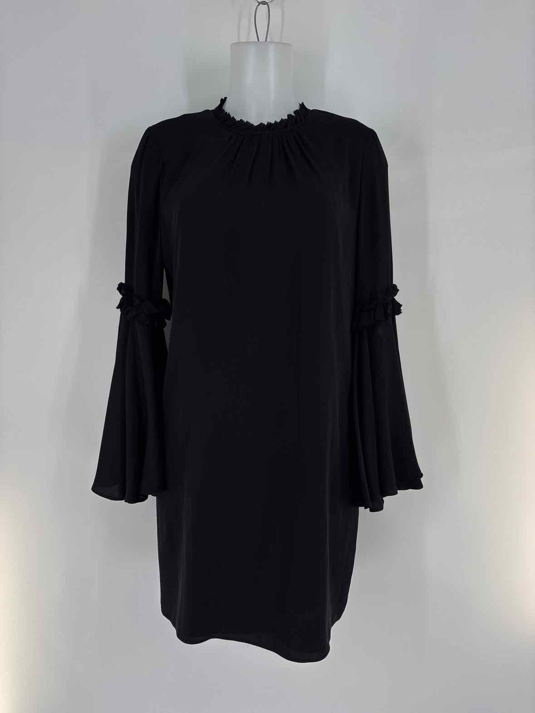 Size 8 MILLY Black Sateen Dress