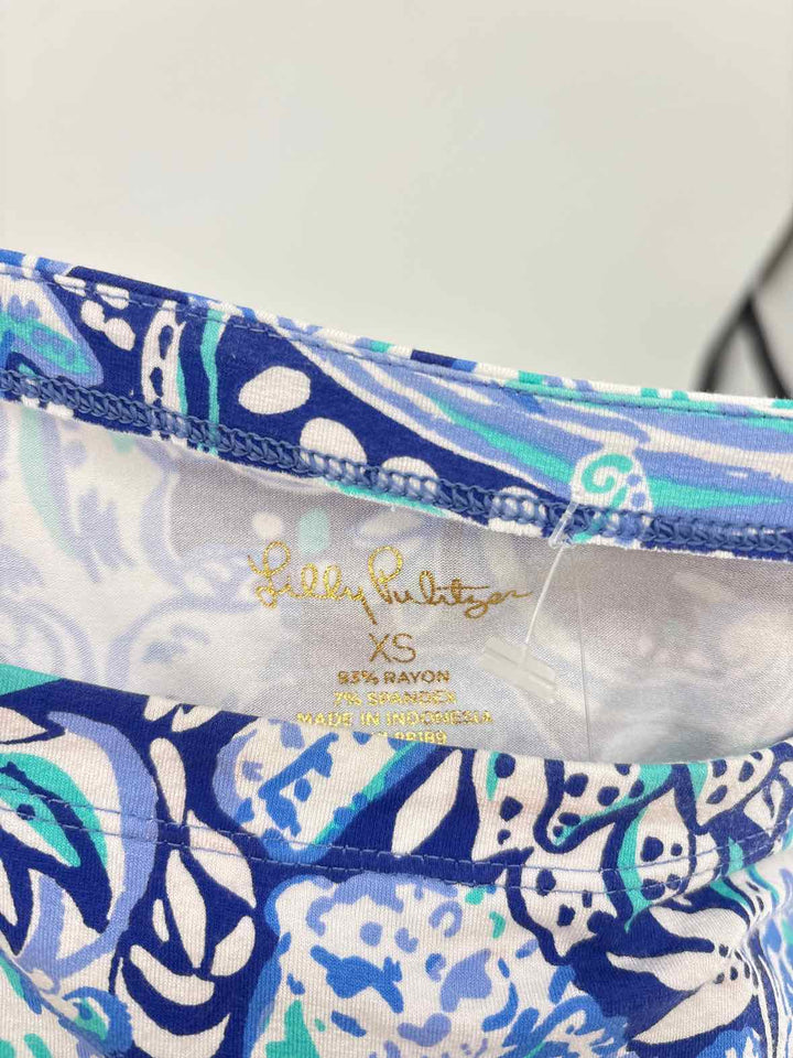 Size XS Lilly Pulitzer Blue Print Dress