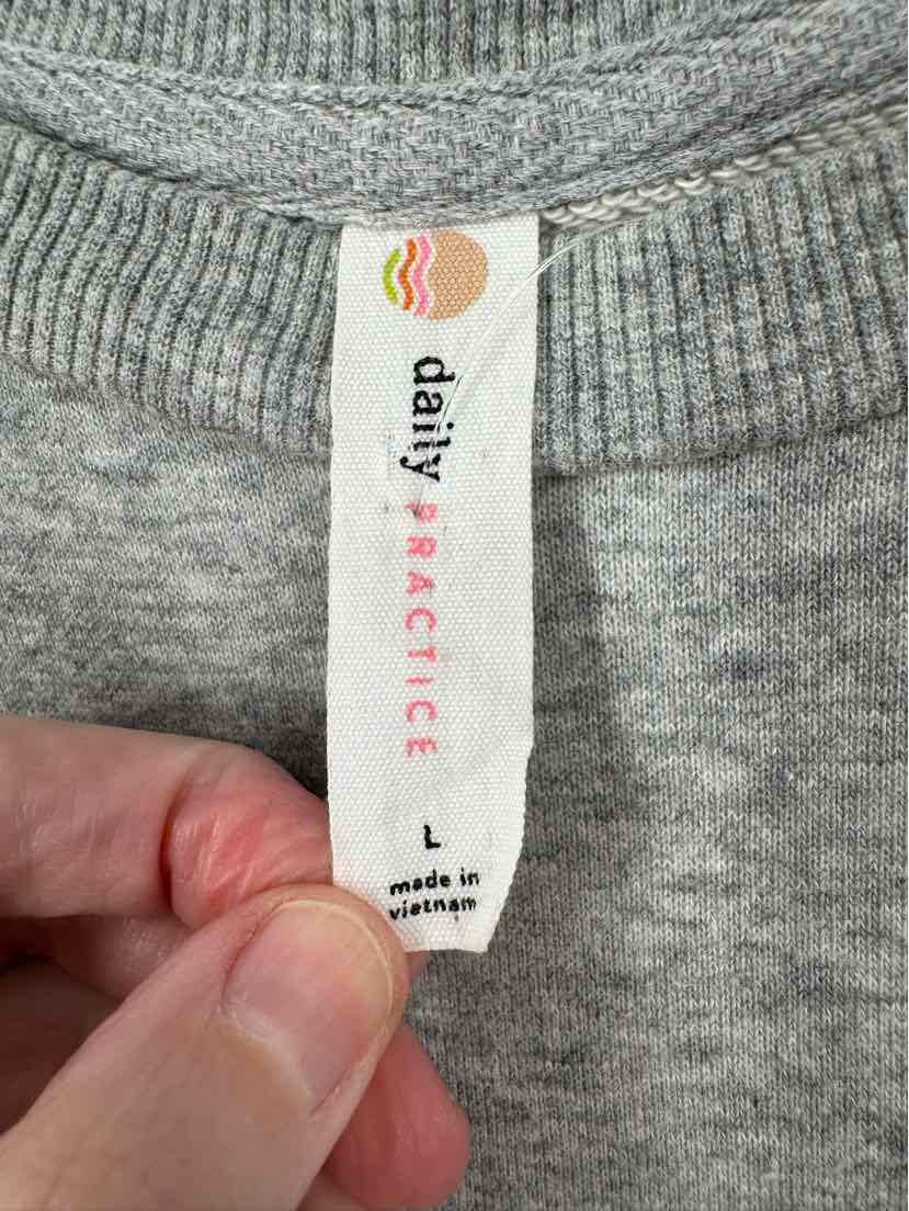 Size L DAILY PRACTICE Gray Dress