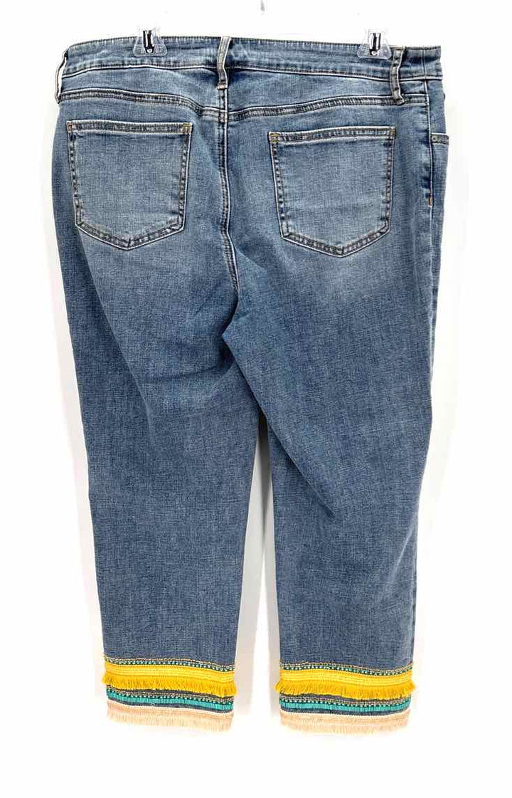 Size 12 Chico's Blue Denim Pants