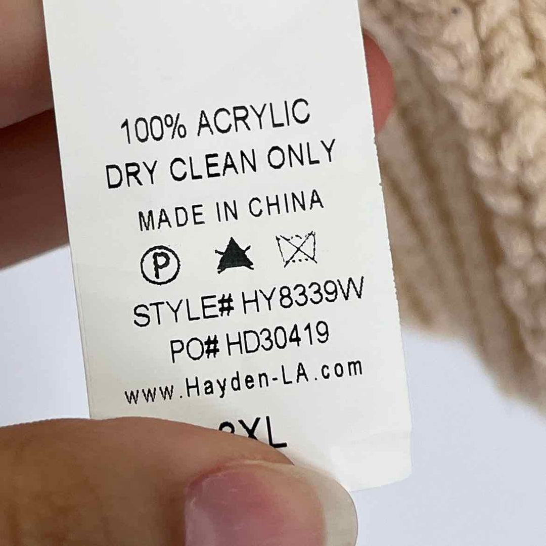 Size 3X HAYDEN Cream Sweater
