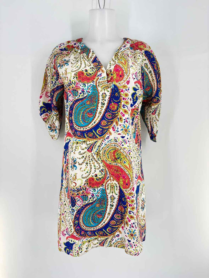 Size 8 BRITT RYAN Multi-Color Dress