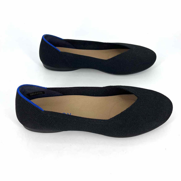 Shoe Size 6 ROTHY'S Black Flats