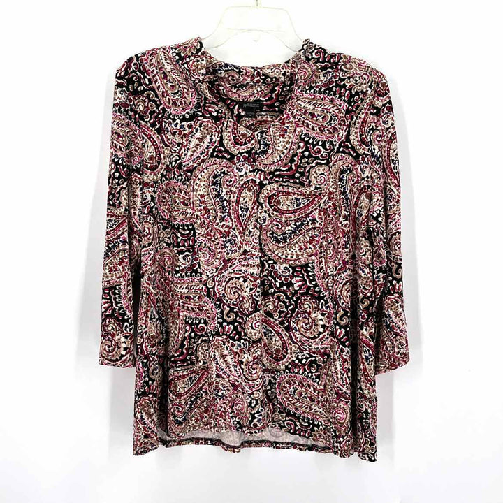 Size M J JILL Multi-Color Shirt