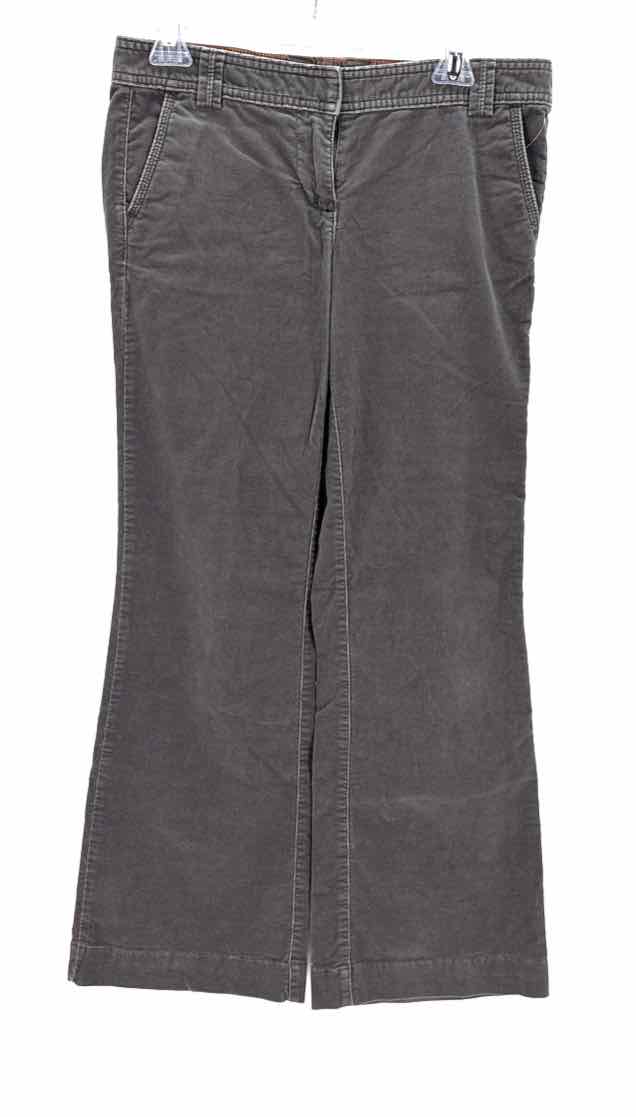 Size 4 J Crew Gray Corduroy Pants