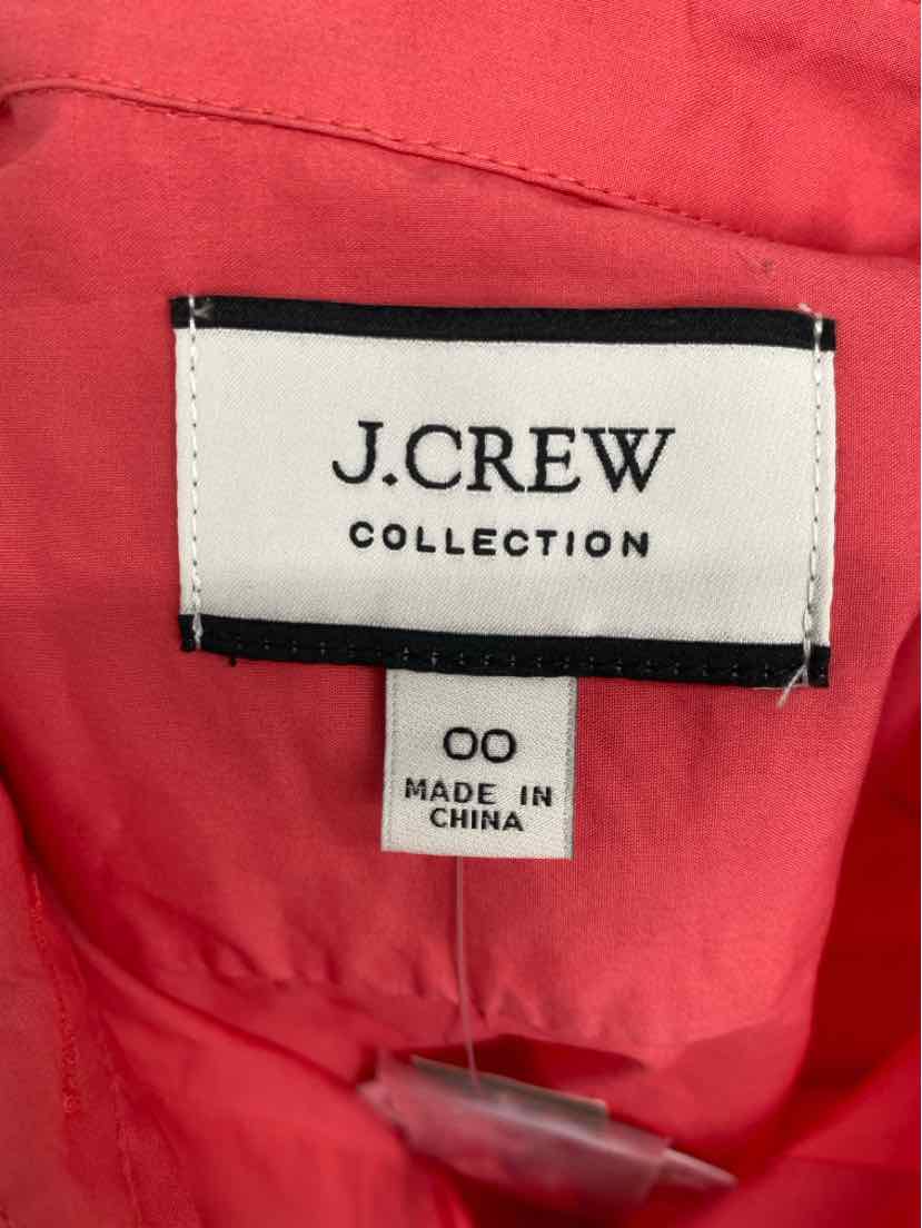 Size 00 J Crew Peach Shirt