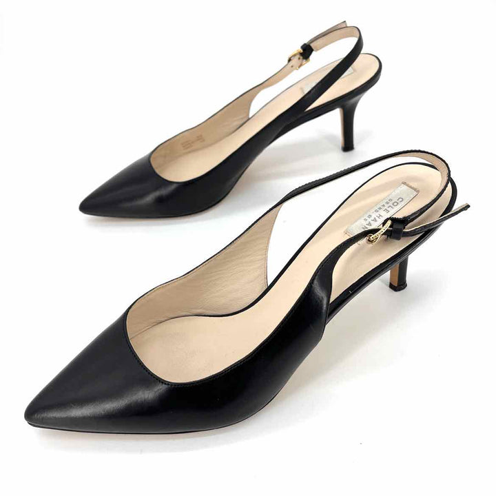Shoe Size 8.5 Cole Haan Black Leather Pumps