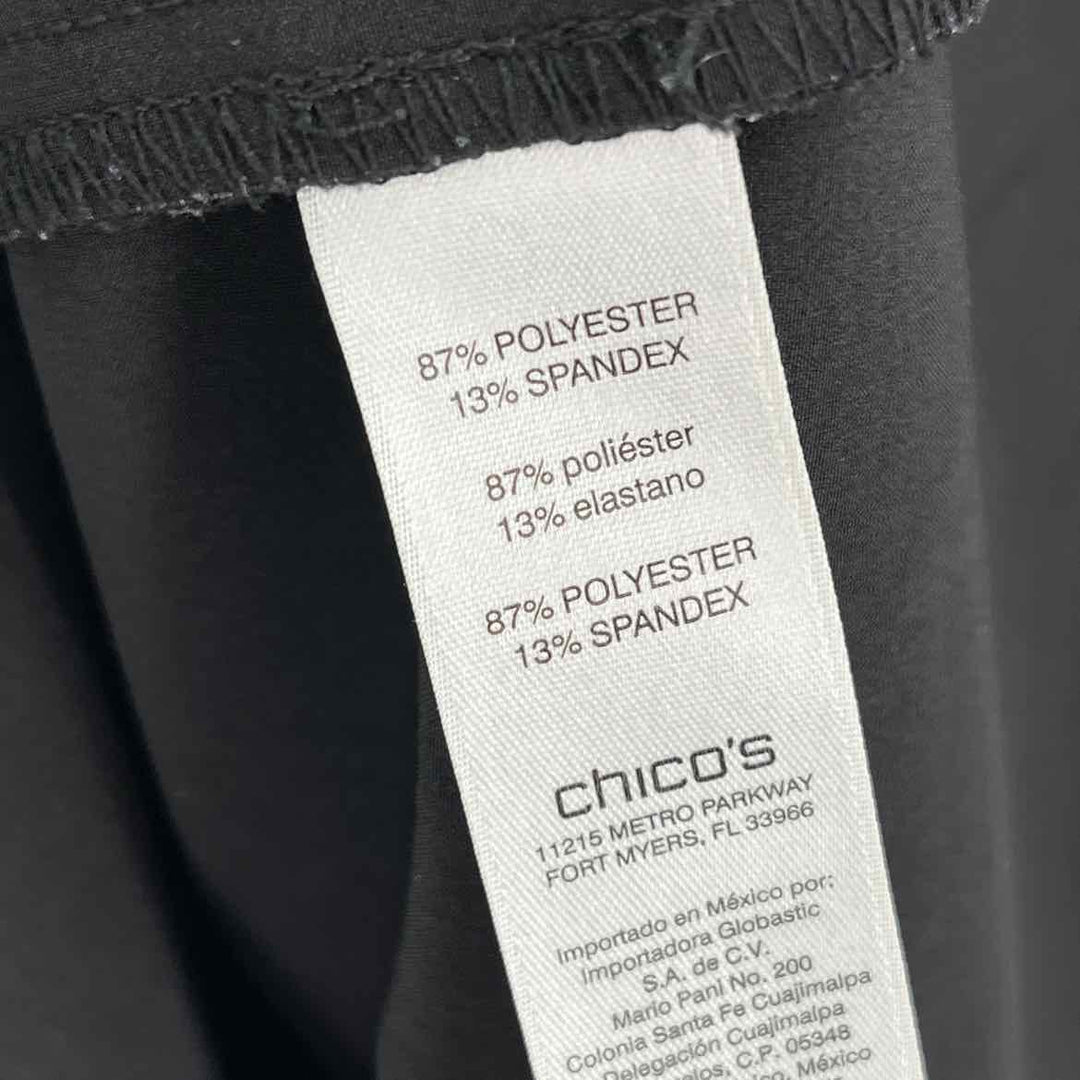 Size XL Chico's Black Nylon Dress