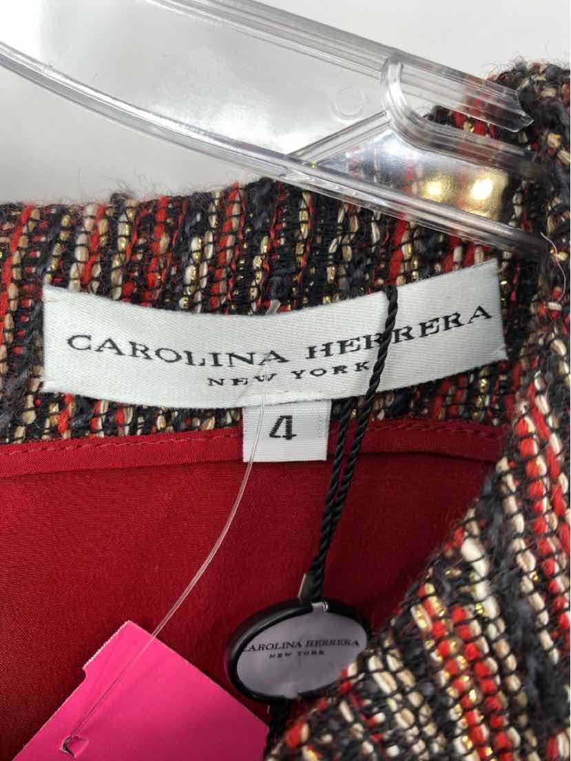 Size 4 CAROLINA HERRERA Black Dress