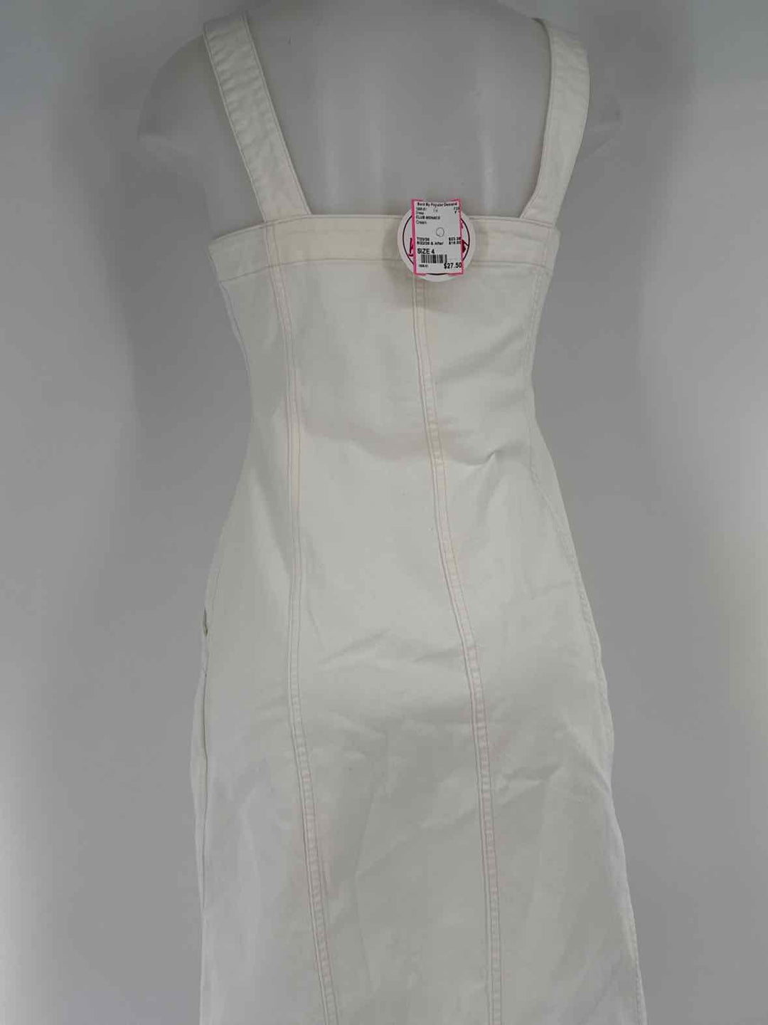 Size 4 CLUB MONACO Cream Dress