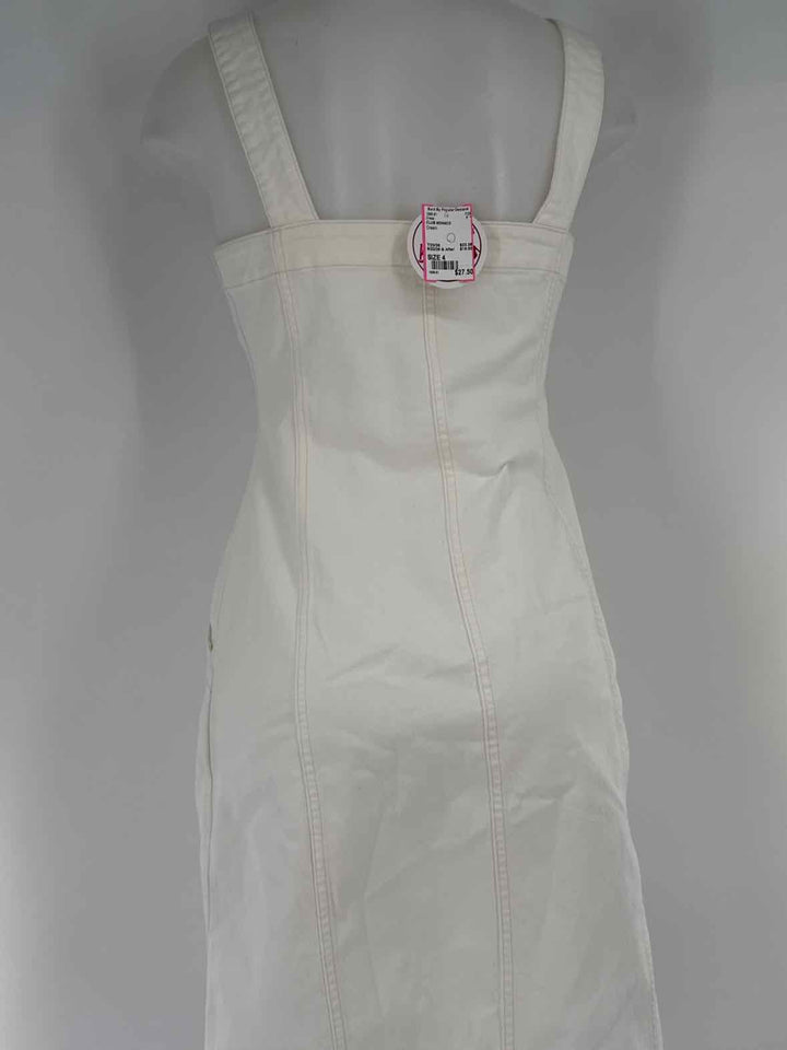 Size 4 CLUB MONACO Cream Dress
