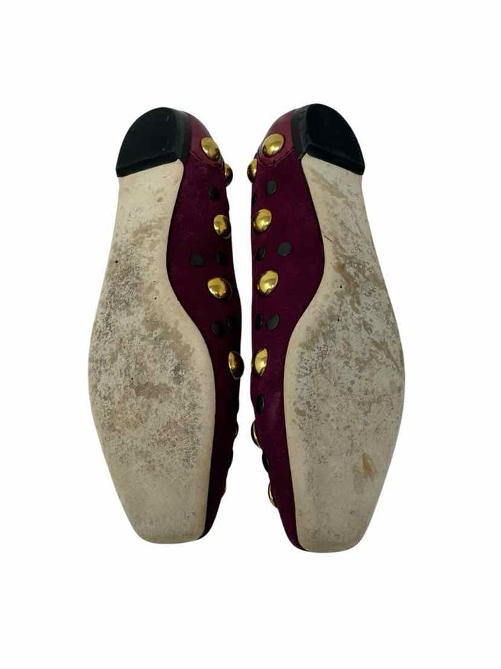 Shoe Size 38 Gucci Purple Suede Luxury - Flats