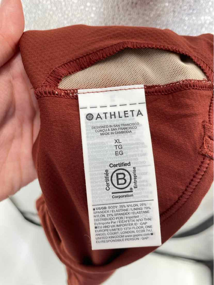 Size XL Athleta Brown Bra