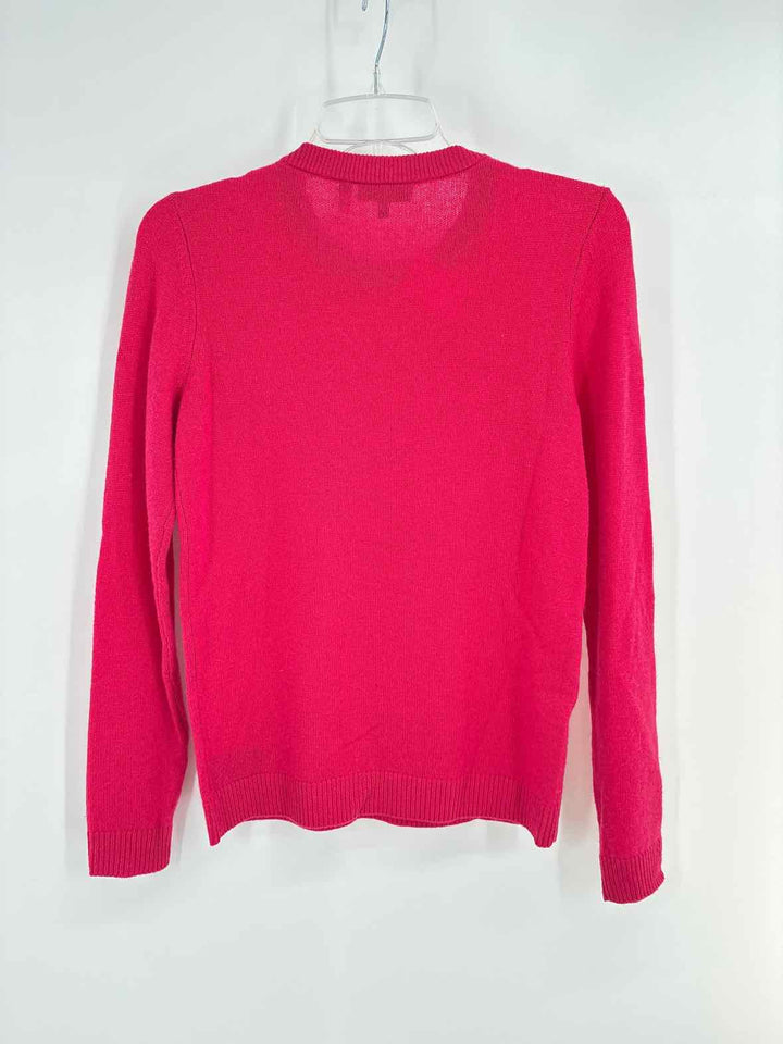 Size S THEORY Fuschia Sweater