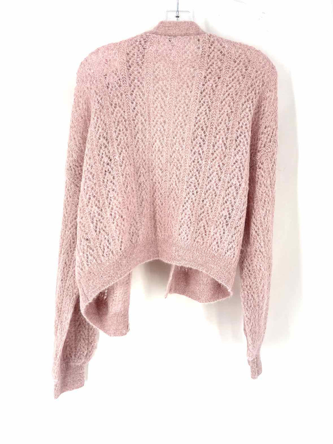 Size L FREE PEOPLE Pink Sweater