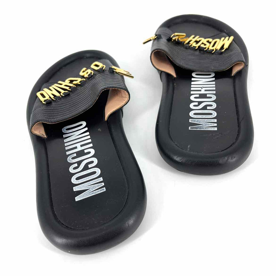 Shoe Size 40 Moschino Black Sandals