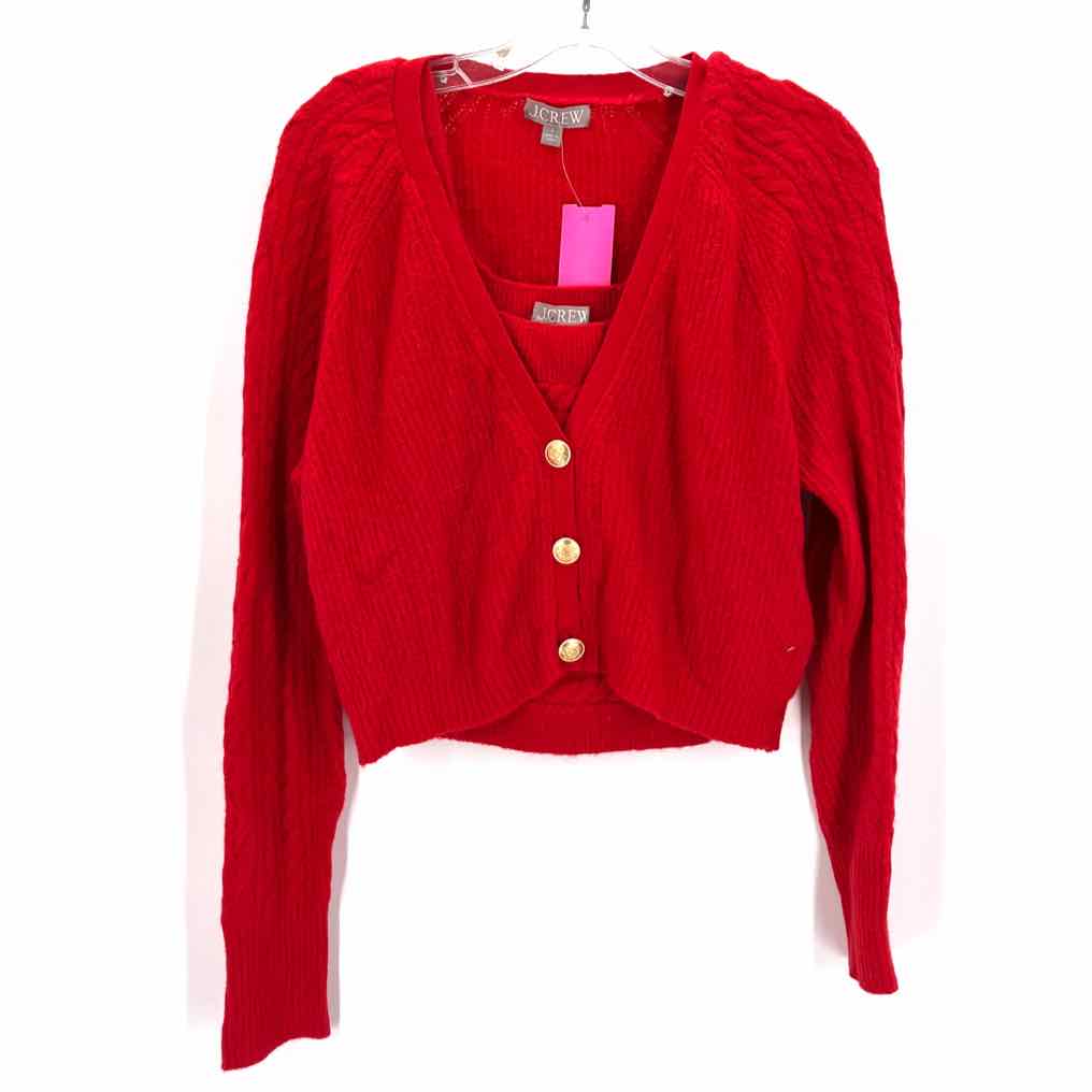 Size S J Crew Red Sweater