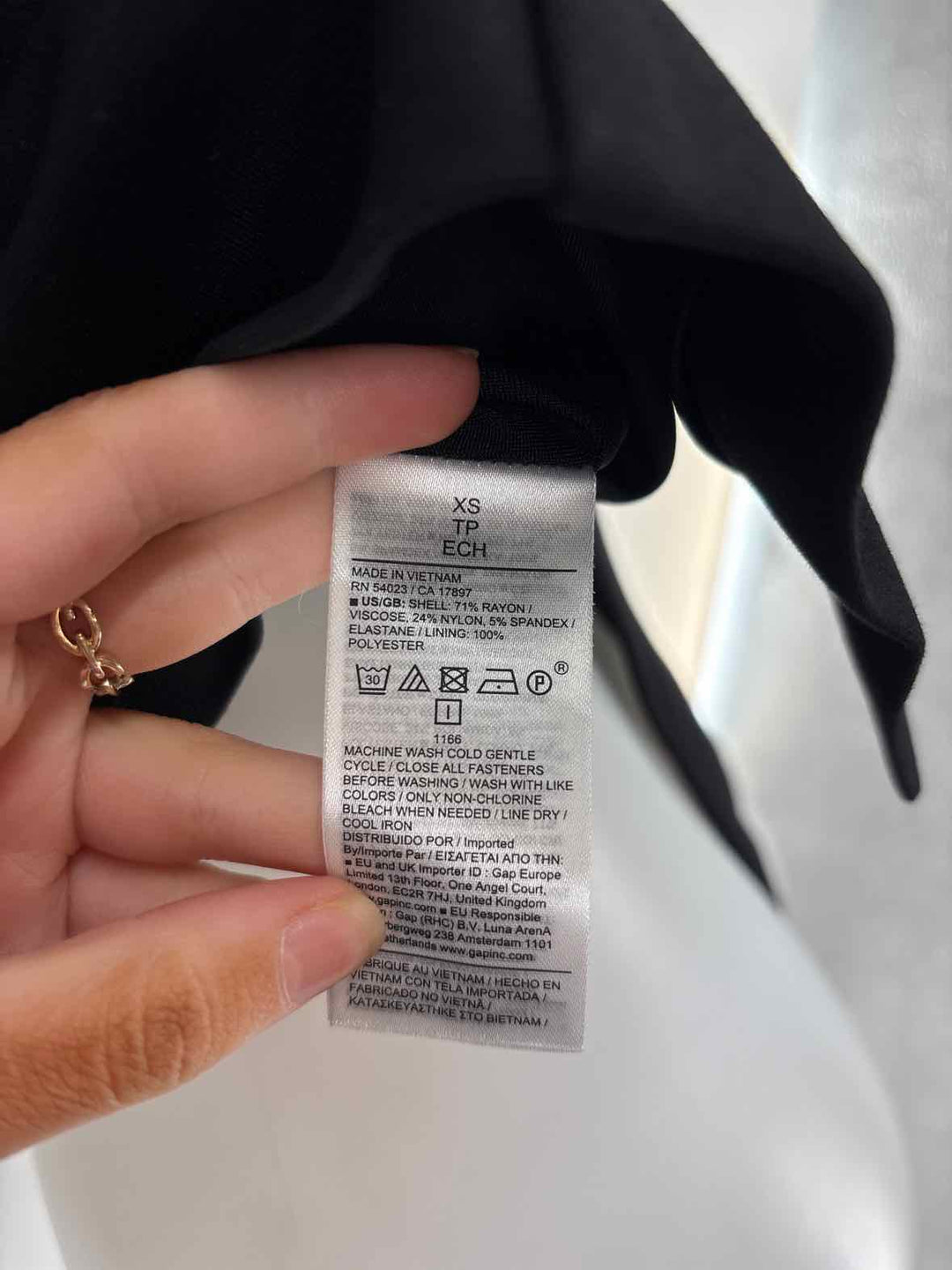 Size XS Banana Republic Black Shirt