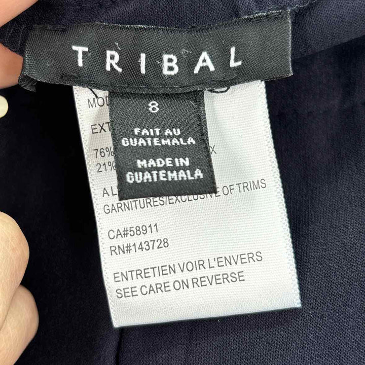 Size 8 TRIBAL Black Pants