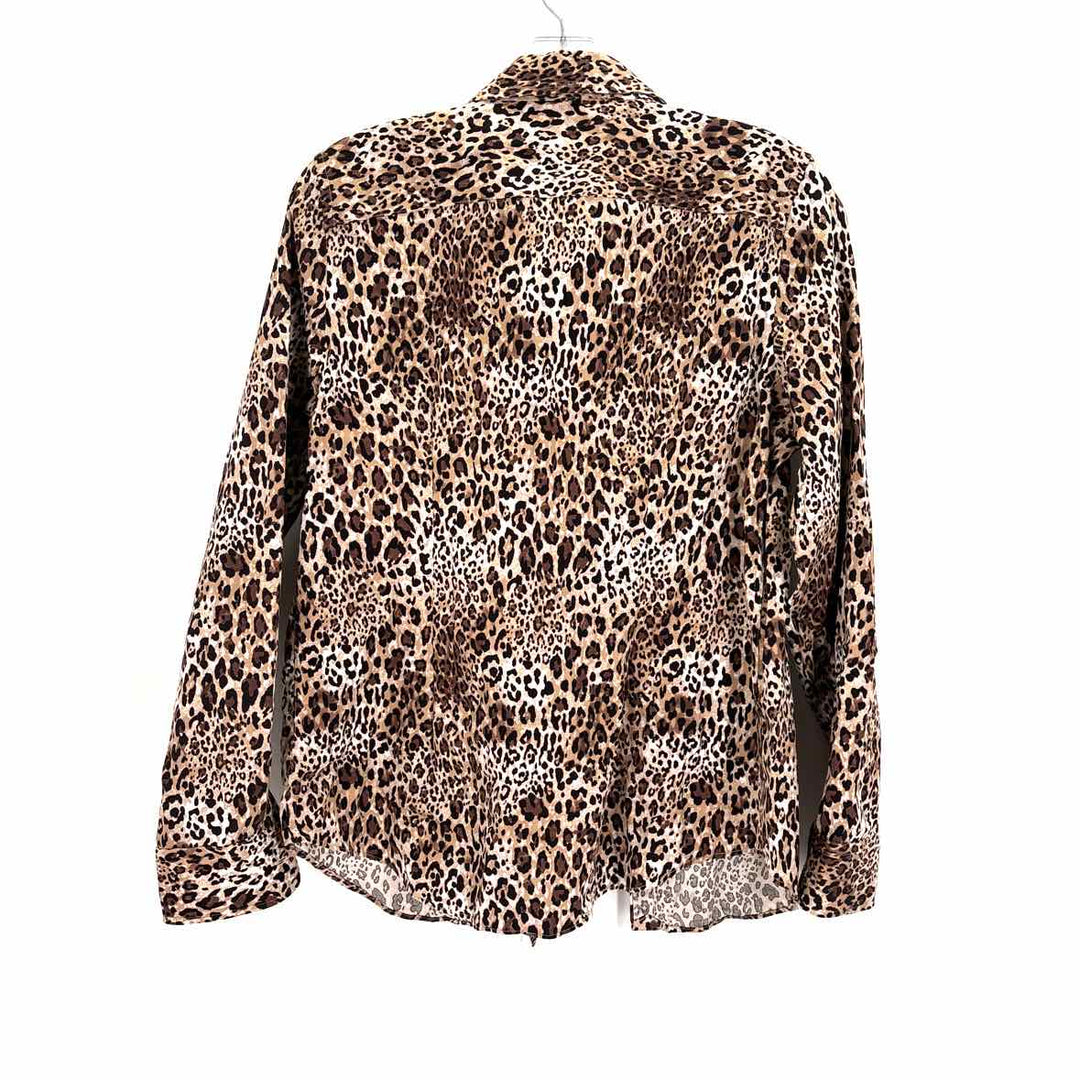 Size M CHAPS Brown Shirt