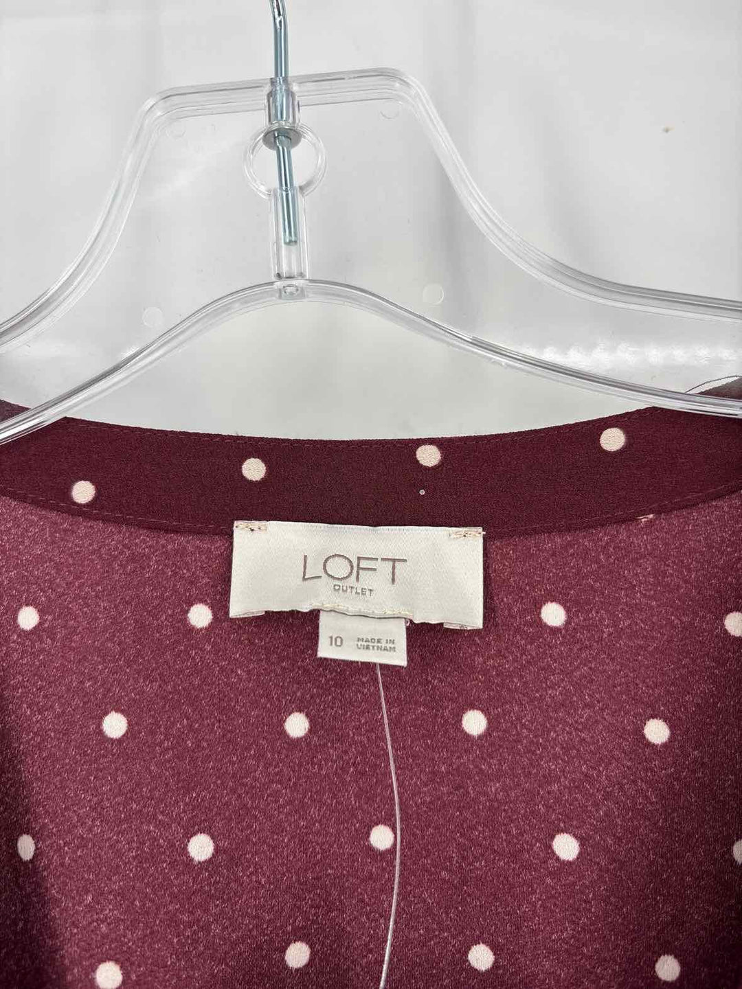 Size 10 LOFT Wine Dress
