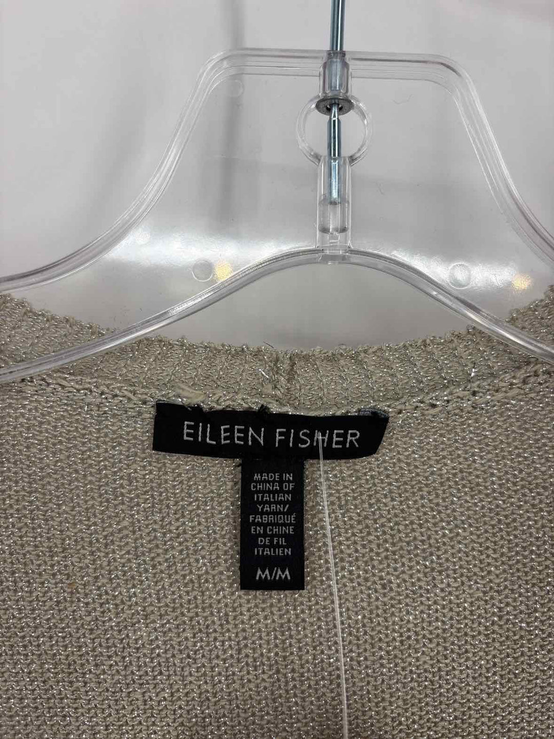 Size M Eileen Fisher Gold Sweater