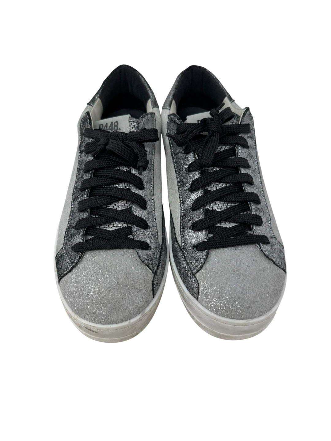 Shoe Size 39 P448 Gray Suede Sneakers