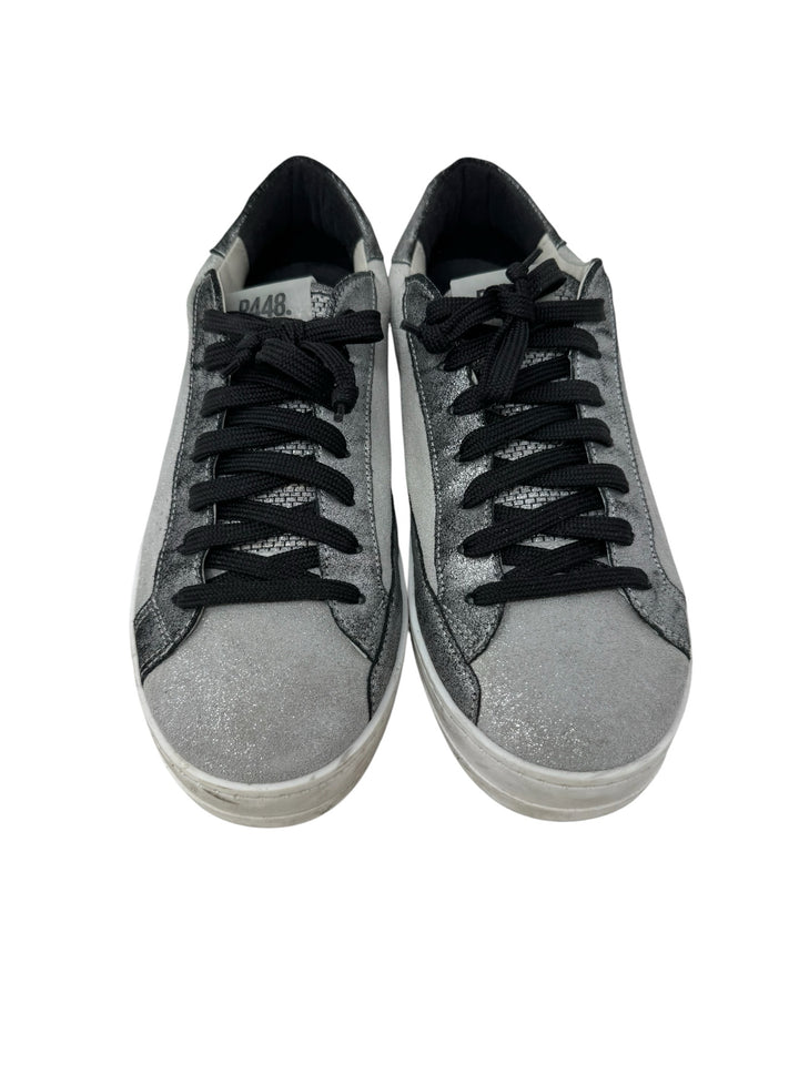 Shoe Size 39 P448 Gray Suede Sneakers