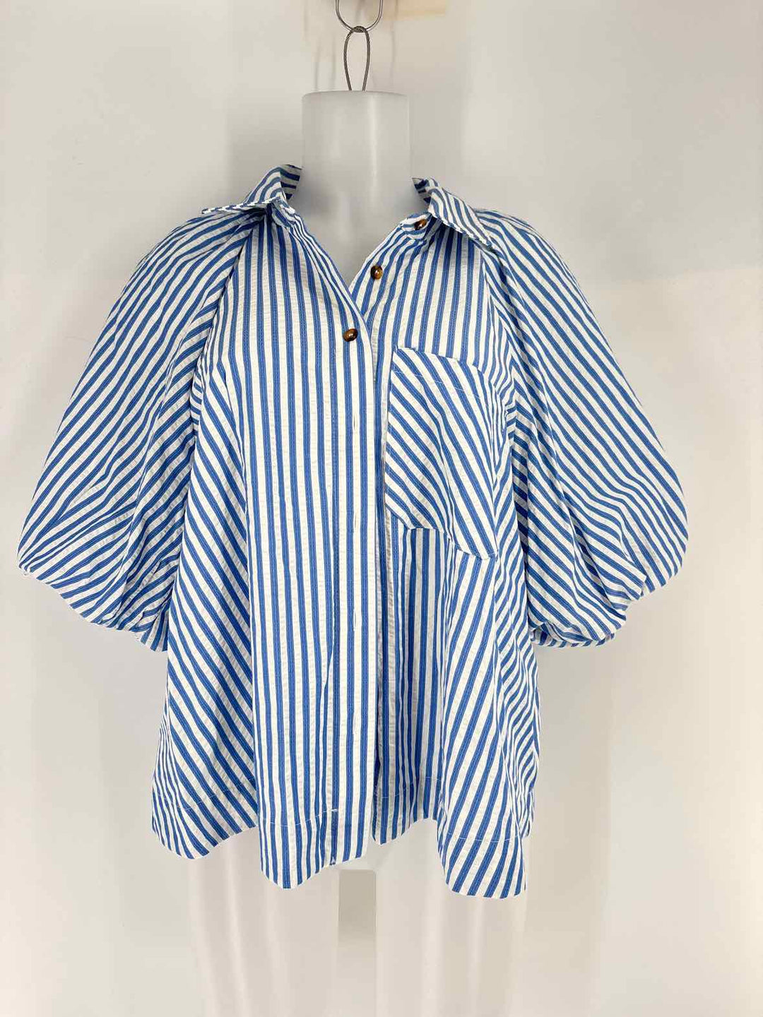 Size L FABRIK Blue Shirt