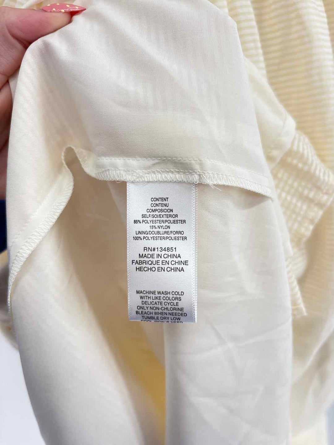 Size L wayf Yellow Dress