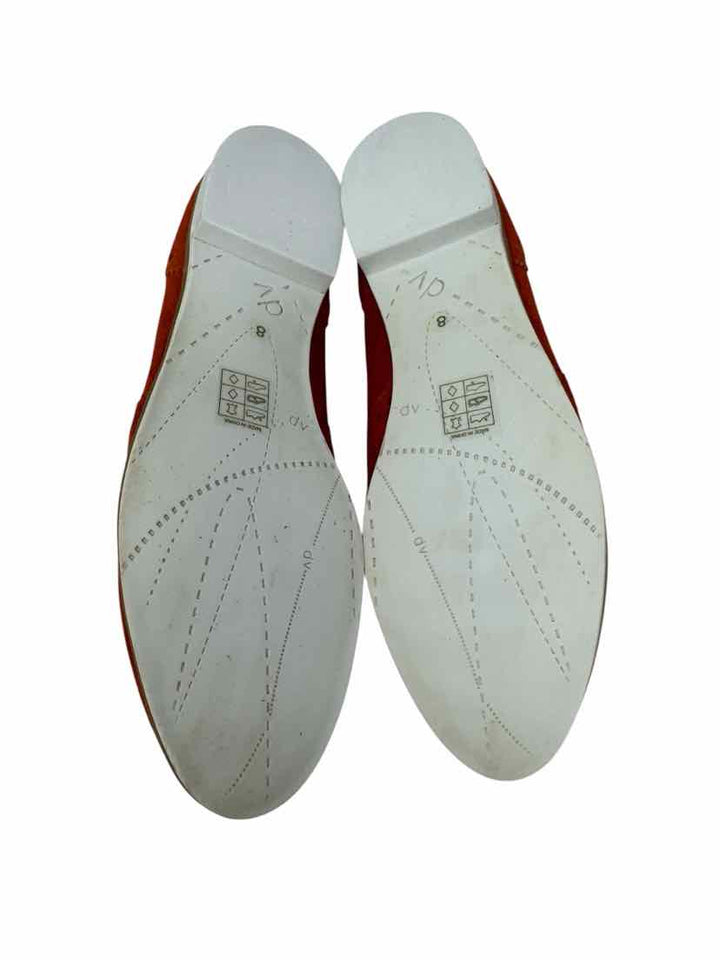 Shoe Size 8 Dolce Vita Orange Suede Loafers