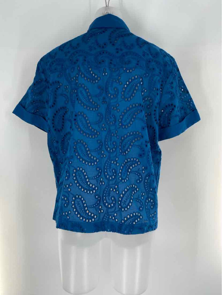 Size 12 Chico's Blue Shirt