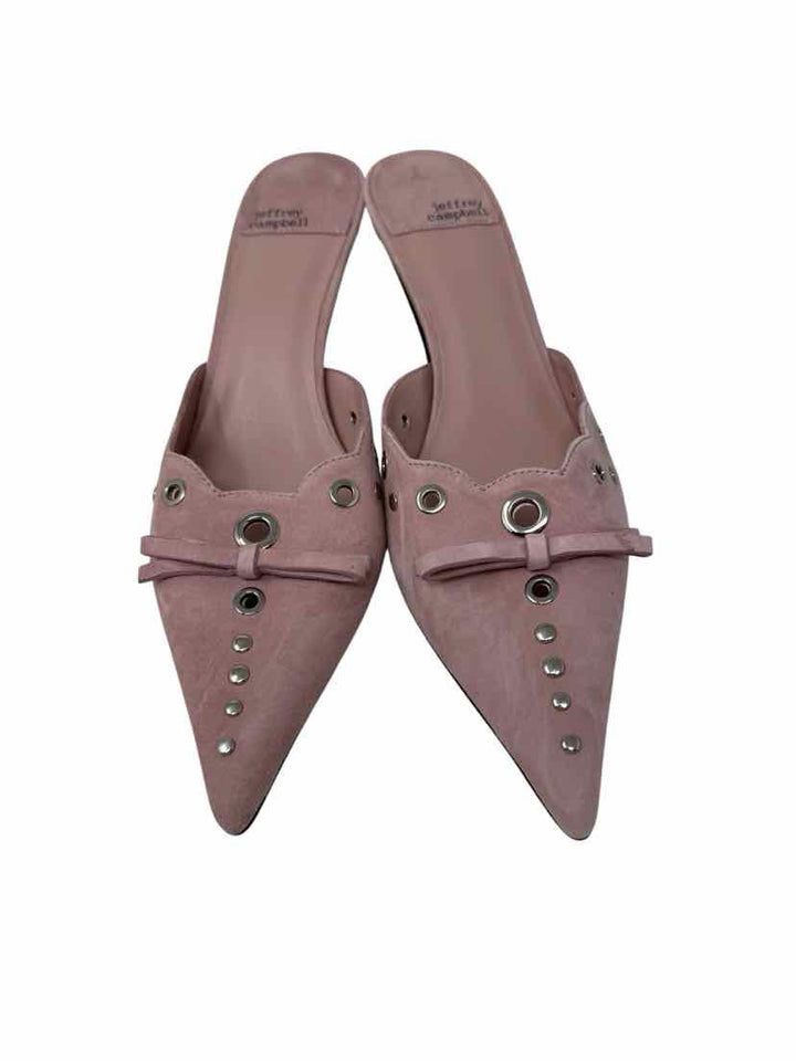 Shoe Size 8.5 JEFFREY CAMPBELL Pink Suede Pumps