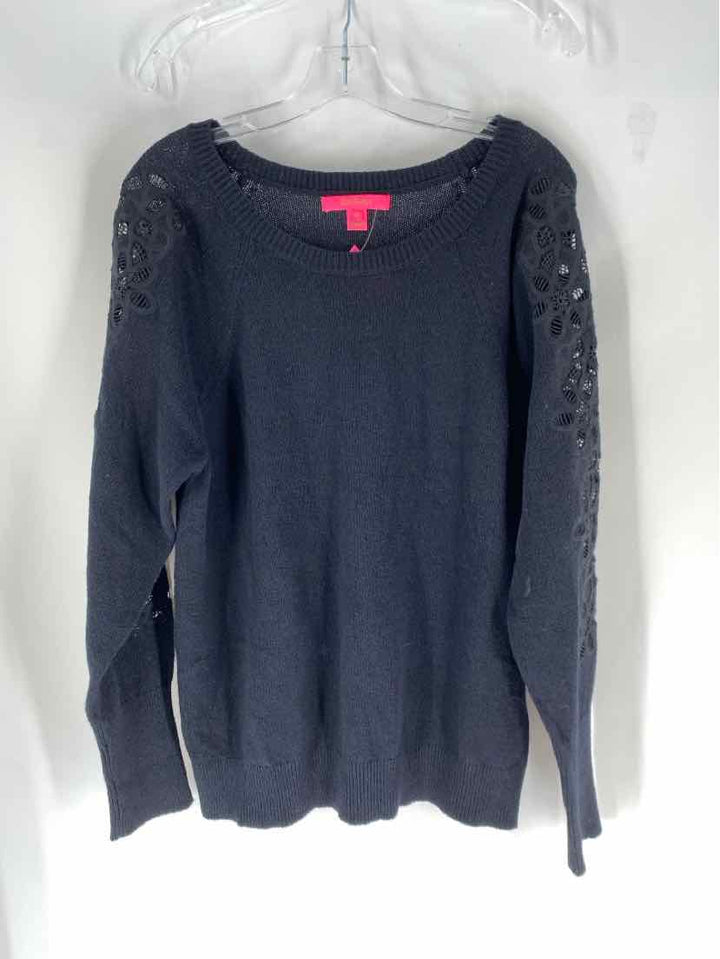 Size XL Lilly Pulitzer Black Knit Sweater