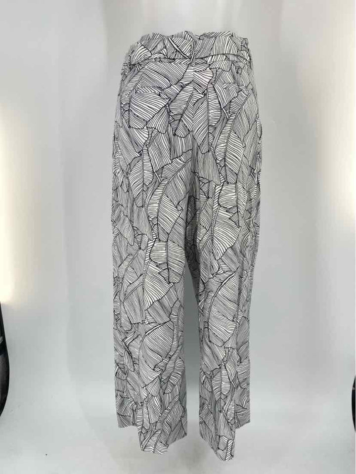 Size 8 ELIE TAHARI Black/White Pants