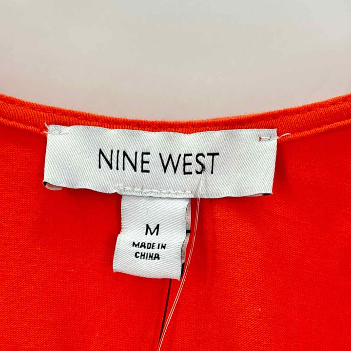 Size M Nine West Orange Shirt