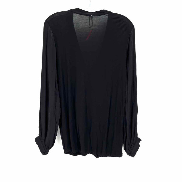 Size L Anthropologie Black Cotton Shirt