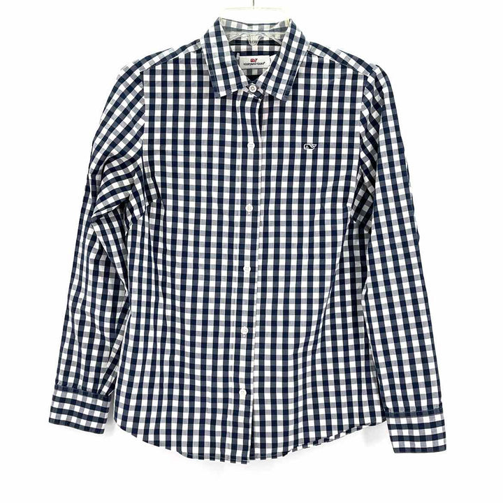 Size 4 Vineyard Vines Blue Shirt