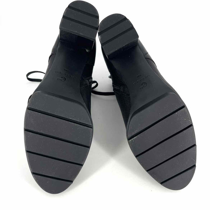Shoe Size 10 CORSO COMO Black Leather Boots