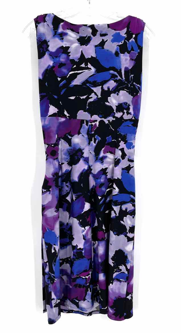 Size 6 RALPH LAUREN Purple Print Dress