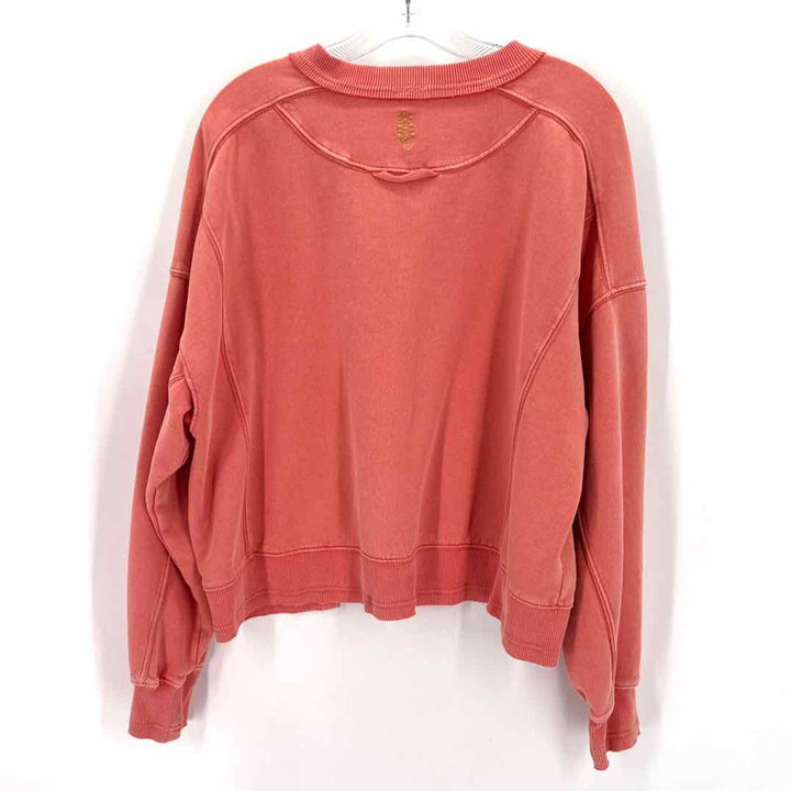 Size S FREE PEOPLE Orange Sweater