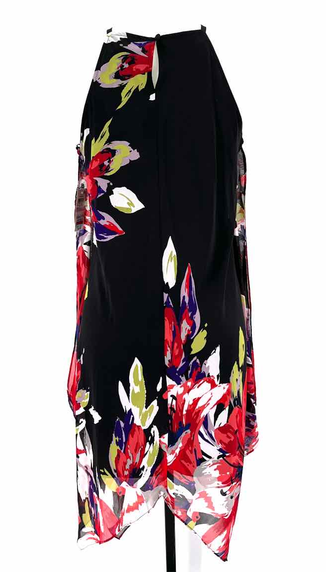 Size 6 INC Black Print Dress