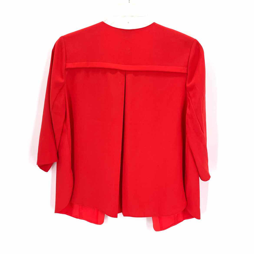 Size M Chico's Red Crepe Jacket