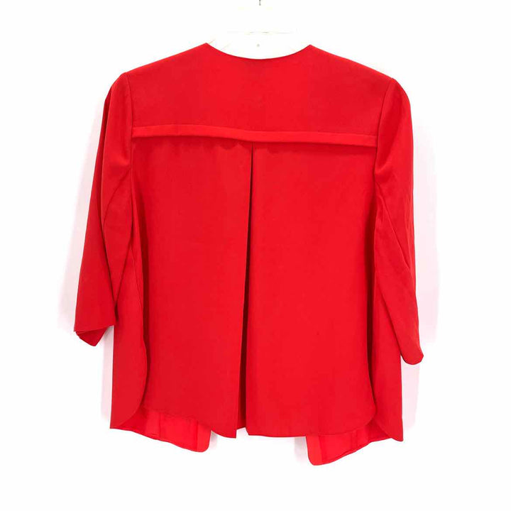 Size M Chico's Red Crepe Jacket
