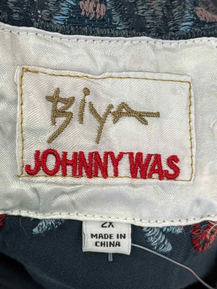 Size 2X Johnny Was Blue Dress