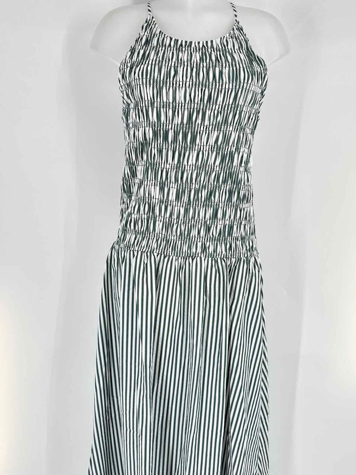Size L LOFT Green Print Dress