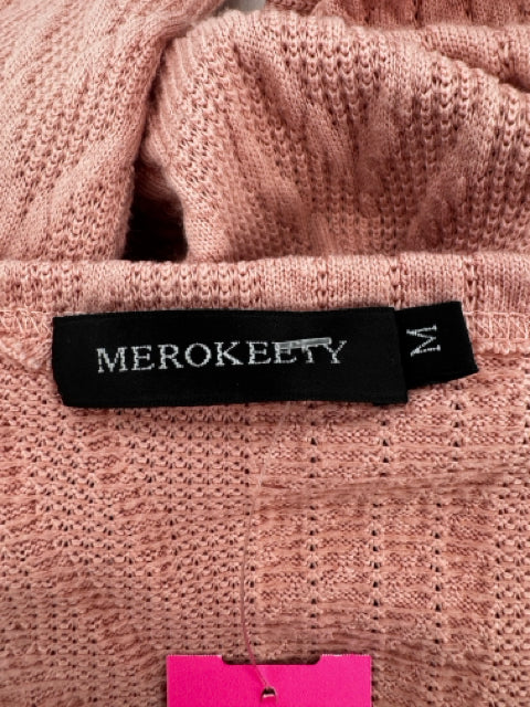 Size M Pink Knit Cardigan
